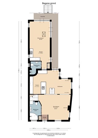 Floorplan - Dorpsdijk 14, 4156 AK Rumpt